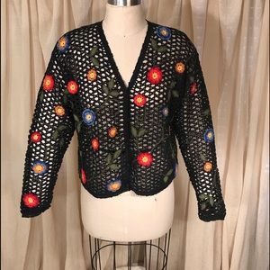 Hand knit Peruvian sweater